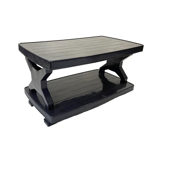Boss BP-334 Vista Rattan Pure Plastic Double Shelf Table (Small)