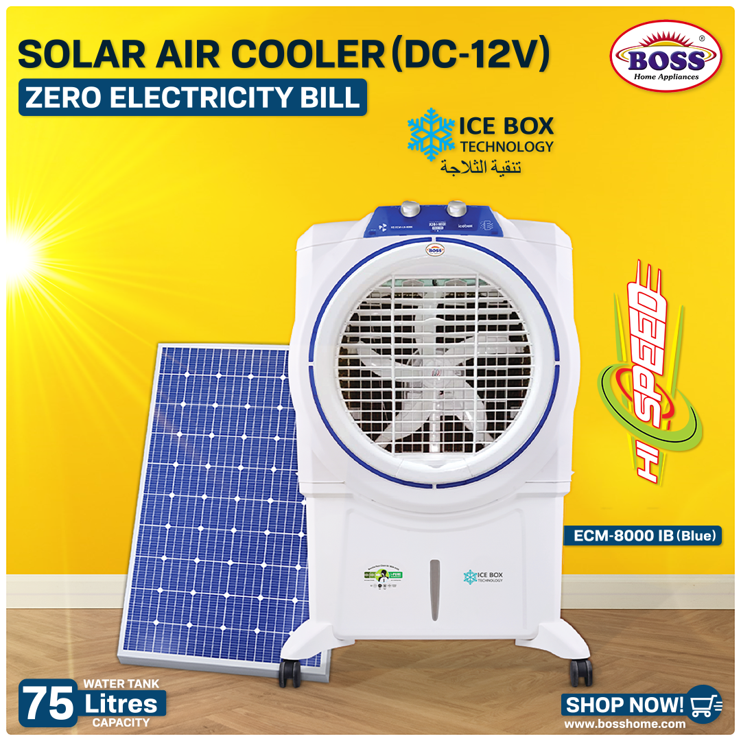 Solar Air Cooler ECM 8000 IB Blue