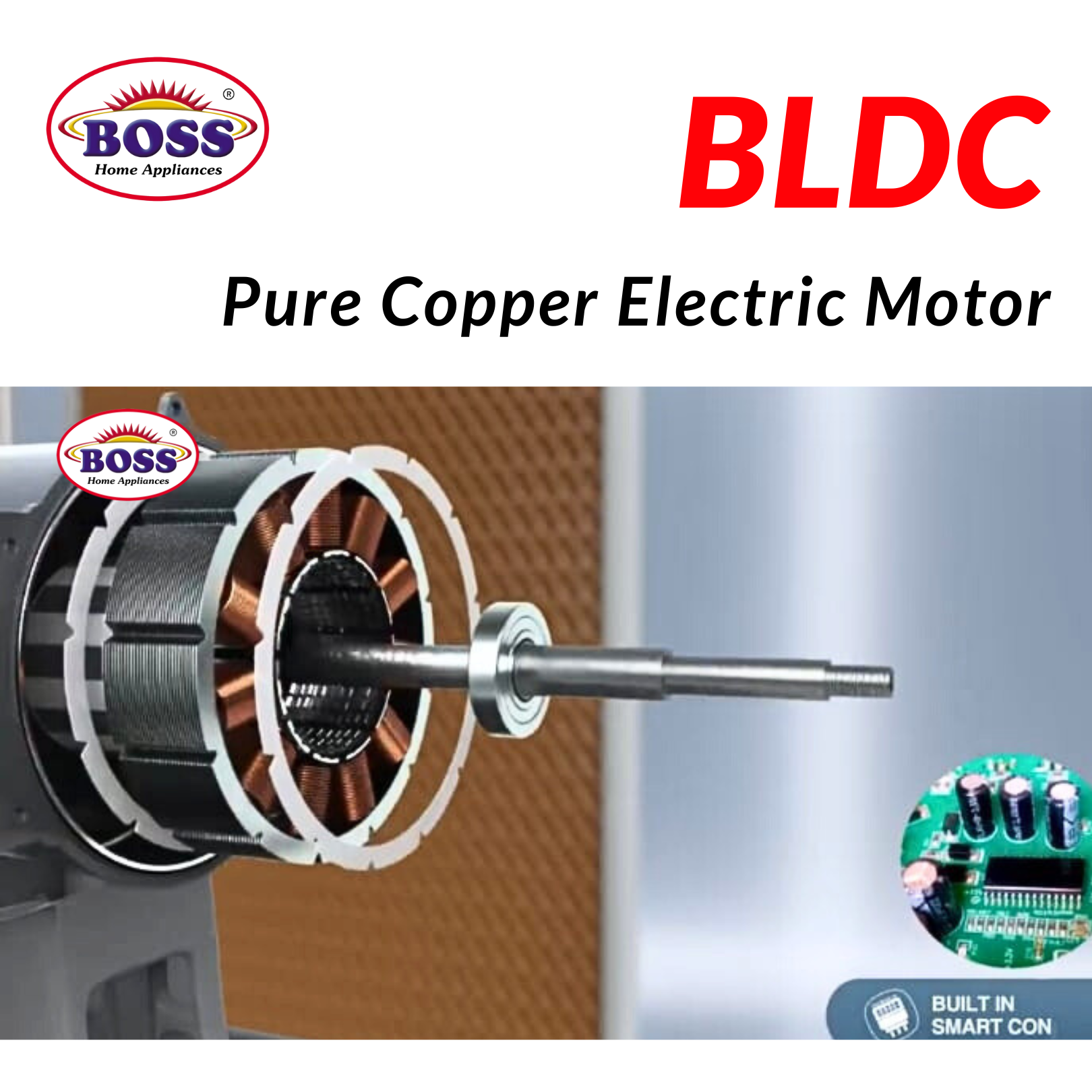 ECM 8000 IB Green (AC/DC) BLDC Copper Motor
