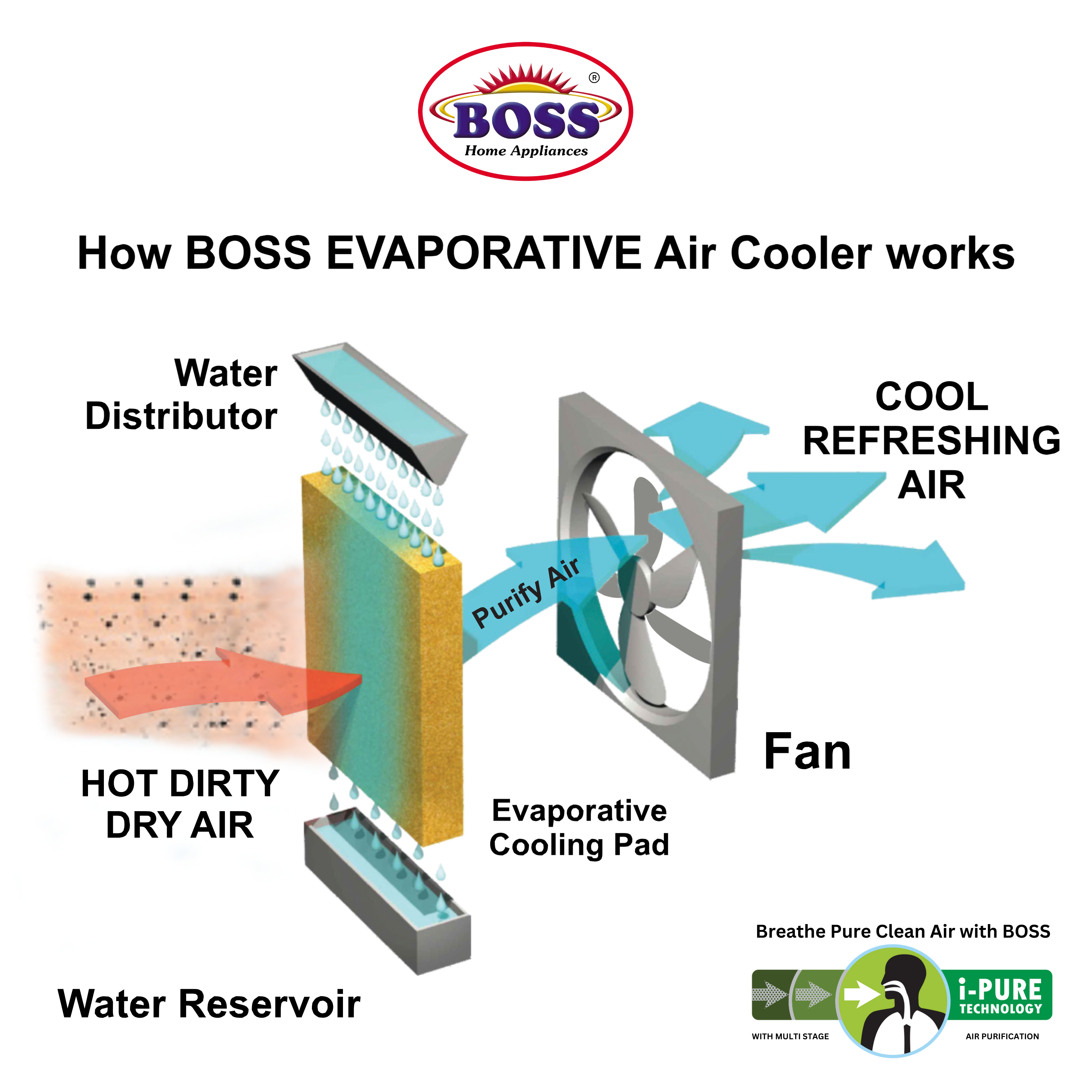 Air Cooler ECM 8000 IB Green