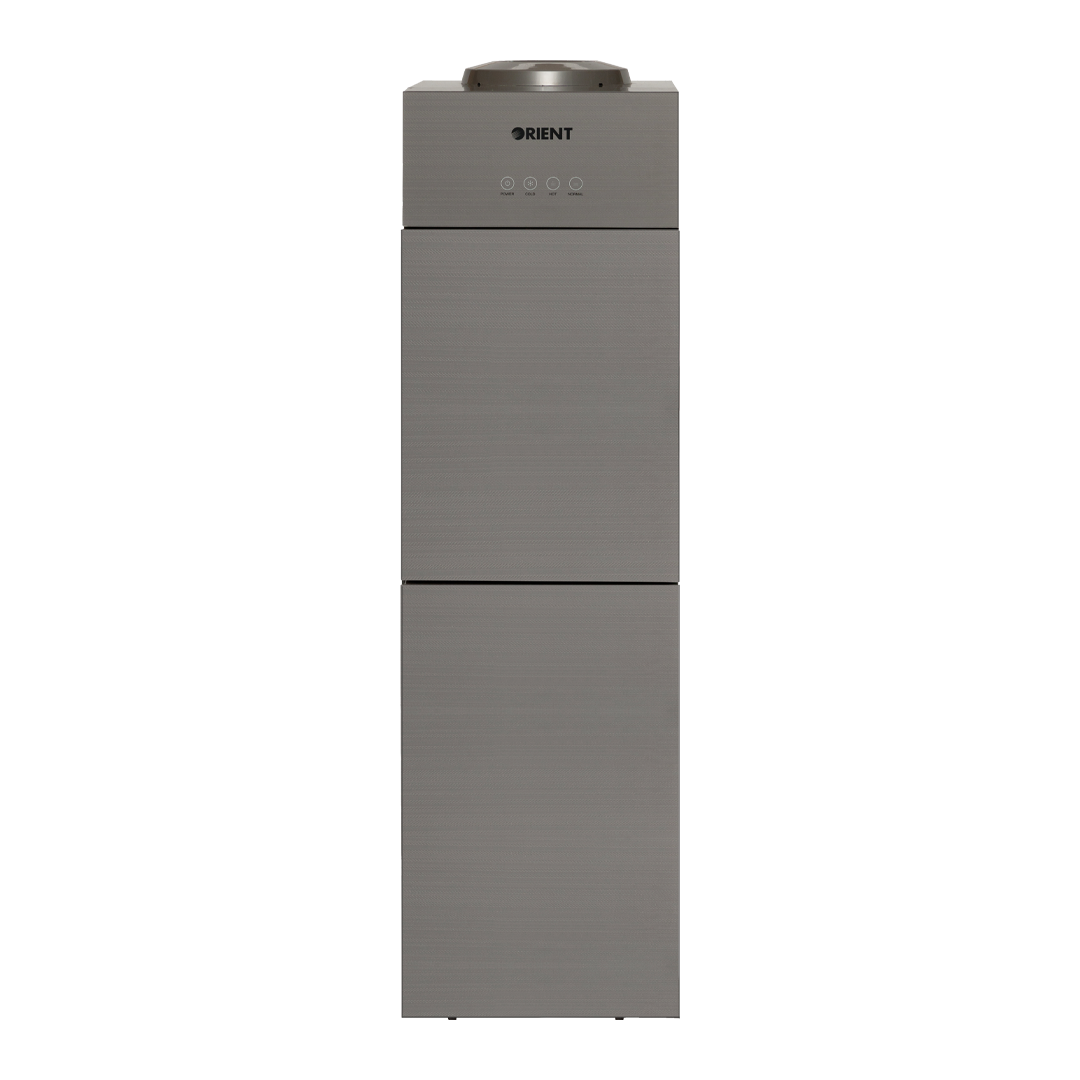Flare 3 Taps Grey Glass Door Water Dispenser