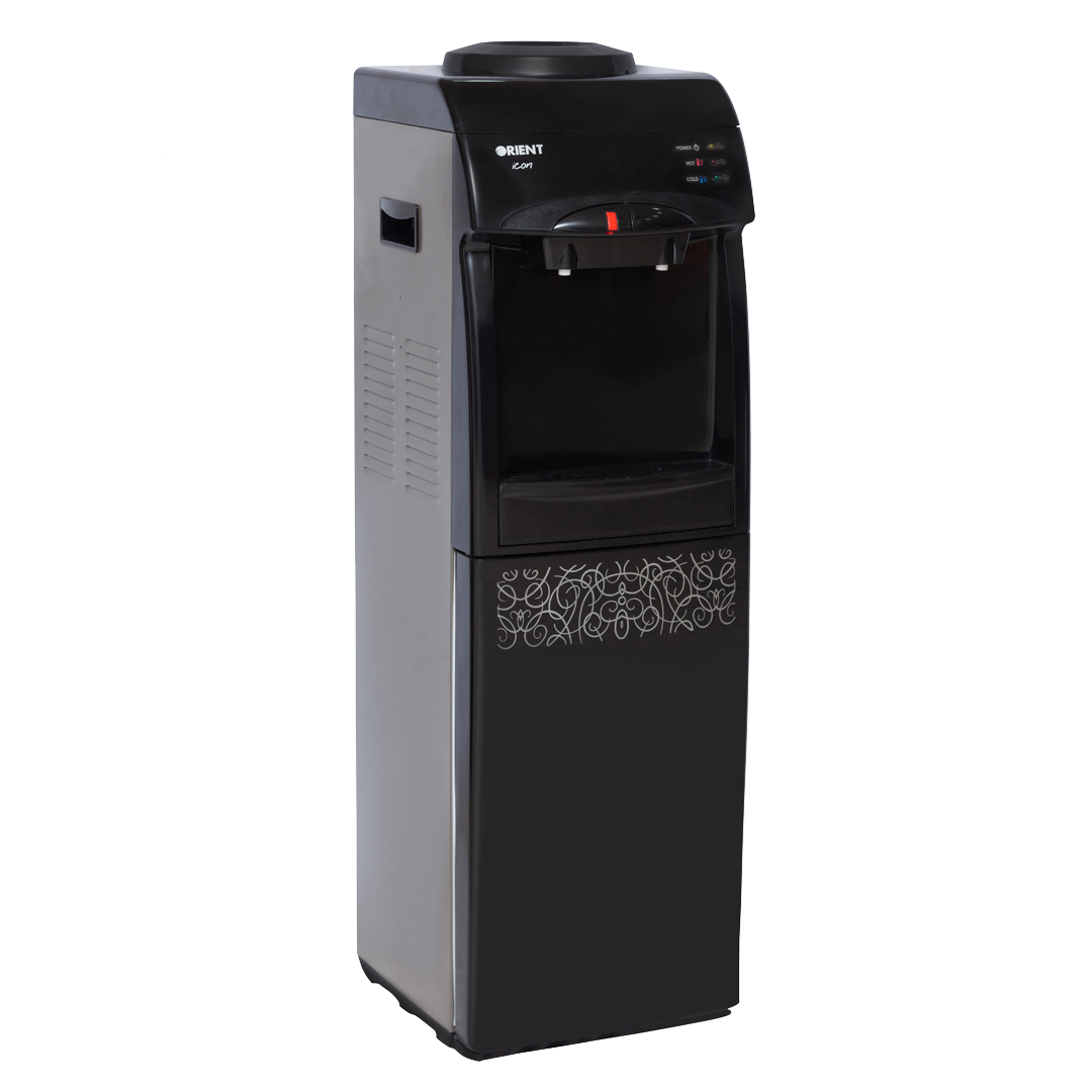 Icon 2 Taps Black Water Dispenser